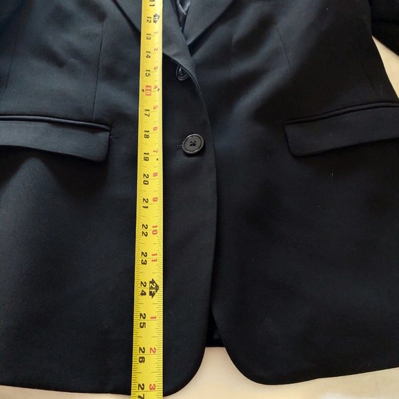 Jones New York Black 2 Button Blazer (Size 10P) - Picture 7 of 9